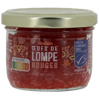 Auchan Oeufs de Lompe Rouges, 100g