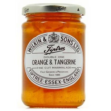 Tiptree Marmelade d'oranges et mandarines avec écorces fines, 340g