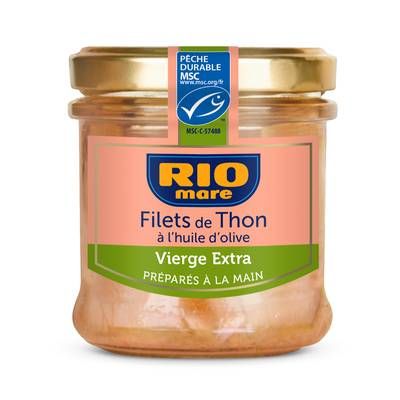 Rio Mare Filets de Thon MSC à l'huile d'olive vierge extra, 130g
