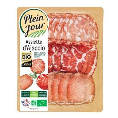 Plein Jour Assiette d'Ajaccio Bio, 90g
