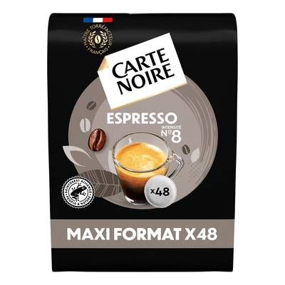 Carte Noire Expresso intensité n°8, 48 dosettes