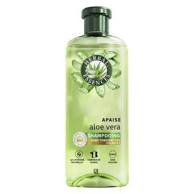 Herbal Essences Shampoing Apaise Aloe vera Sans tensioactifs, 250ml