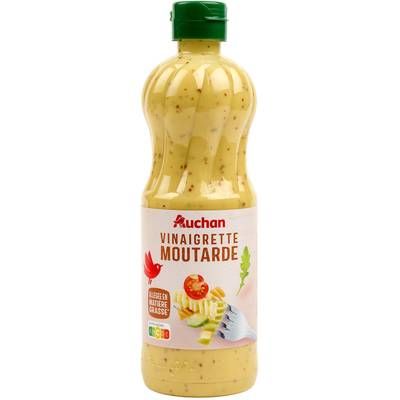Auchan Vinaigrette allégée à la moutarde, 50cl