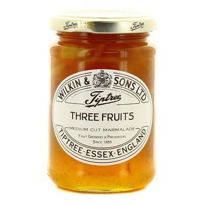 Tiptree Marmelade aux 3 agrumes avec écorce moyenne, 340g