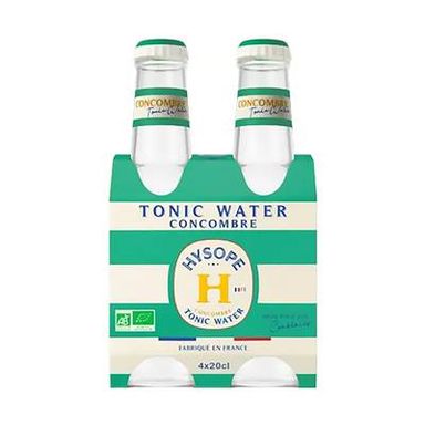 Hysope Tonic Concombre Bio 0.00%vol, 4x20cl