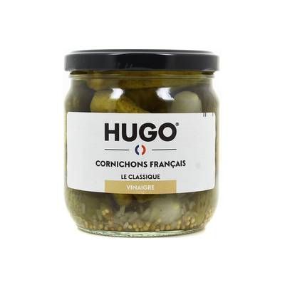 Hugo Cornichons Français au vinaigre Le classique, 390g