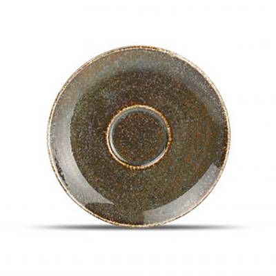 BonBistro Soucoupe à moka vert Cirro, 12 cm