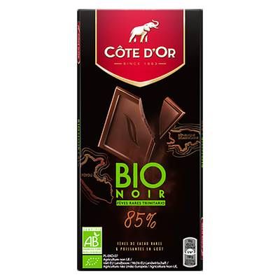 Côte d'Or Tablette Chocolat Noir 85% Bio, 90g