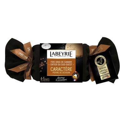 Labeyrie Foie Gras Entier de Canard du Sud-Ouest au Poivre de Sichuan Caractère, 4-5 parts - 170g