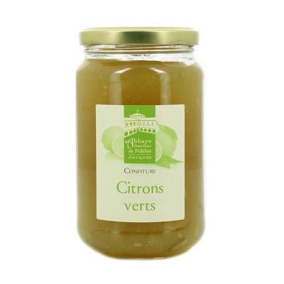 Abbaye Notre Dame de Fidélité de Jouques Confiture de citrons verts, 430g