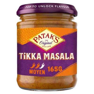 Patak's Original Pâte de Curry Tikka Masala, 165g