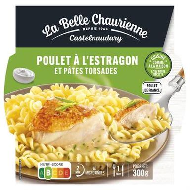 La Belle Chaurienne Poulet à l'Estragon et Pâtes Torsades, 300g