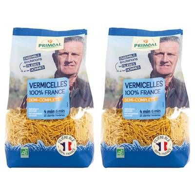 Priméal Vermicelles 1/2 complète, bio, Lot de 2x500g