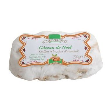 FORTWENGER Stollen aux Fruits et à la Pâte d'Amandes, 200g