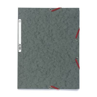 Exacompta Chemise plate à élastique 24 x 32 cm grise, 1  chemise