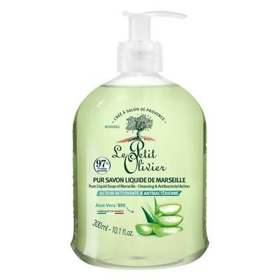Le petit Olivier Savon liquide pur Marseille Aloé vera, 300ml