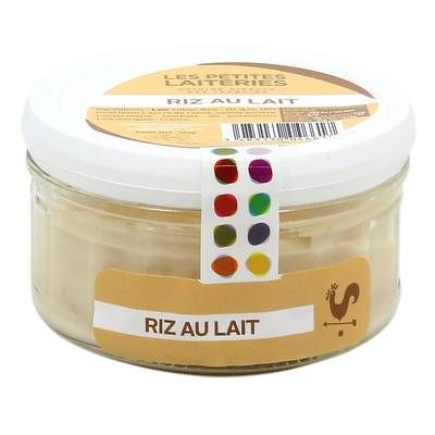 Les Petites Laiteries Petit Pot de Riz au lait - Lait de vache pasteurisé, 125g
