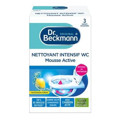 Dr Beckmann Nettoyant intensif WC mousse, 3 pièces