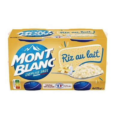 Mont Blanc Riz au Lait, 4x125g