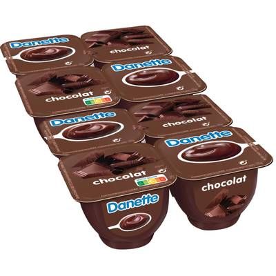 Danette Crème Dessert Chocolat, Lot de 2 - 4x125g