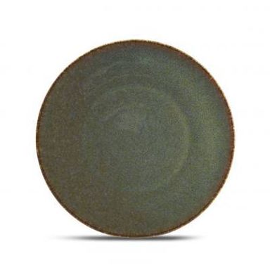 BonBistro Assiette plate vert Cirro, 21 cm