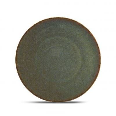 BonBistro Assiette plate vert Cirro, 21 cm