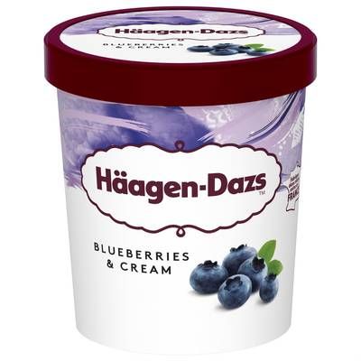 Häagen-Dazs Glace myrtille, 383g