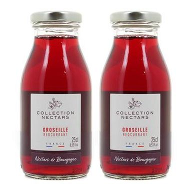 Nectars de Bourgogne Nectar de Groseille de Bourgogne, Lot de 2x25cl