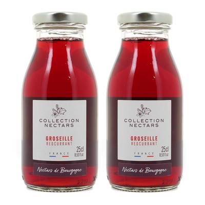 Nectars de Bourgogne Nectar de Groseille de Bourgogne, Lot de 2x25cl