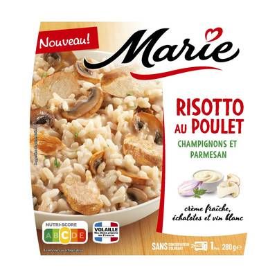 Marie Risotto au Poulet, Champignons et Parmesan, 280g