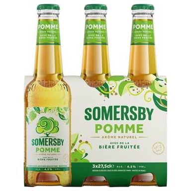 Somersby Bière aromatisée à la pomme 4.5%, 3x27,5cl