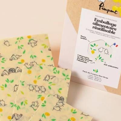 Pimpant Beewrap, 3 pièces