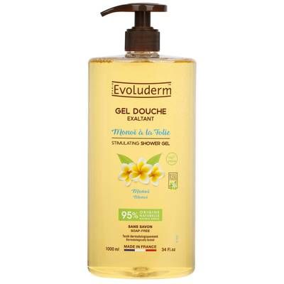 Evoluderm Gel Douche Exaltant Monoï à la Folie, 1L