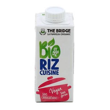 The Bridge Crème CUISINE au riz bio, 20cl