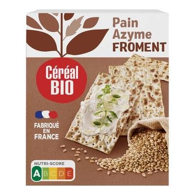 Céréal Bio Pain Azyme au Froment Bio, 200g