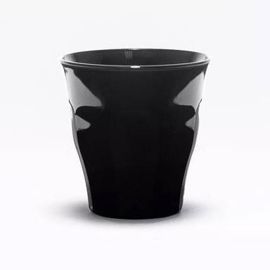 Duralex Gobelet 9 cl Noir Picardie, 6 tasses