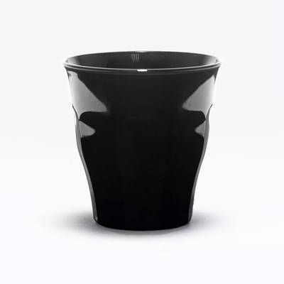 Duralex Gobelet 9 cl Noir Picardie, 6 tasses