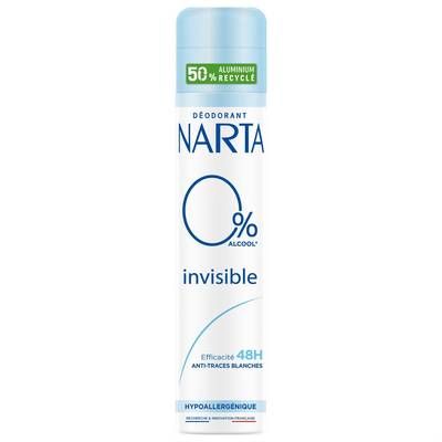 Narta Déodorant Invisible Anti-Traces Blanches, 200ml