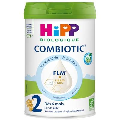 Hipp Lait bébé en poudre Combiotic FLM Bio 2ème âge, 6-12 mois, 800g