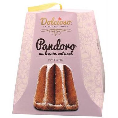 Dolcioso Pandoro Pur Beurre au levain naturel, 500g