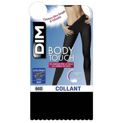 Dim Collant ultra opaque noir 60D, Taille 1/2