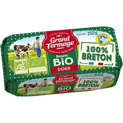 Grand Fermage Beurre Bio Moulé Doux, 250g