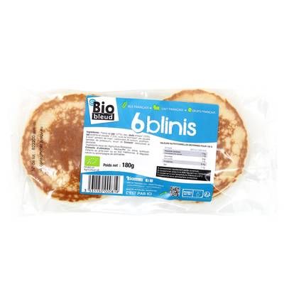 Biobleud Blinis Bio, 6 blinis - 180g