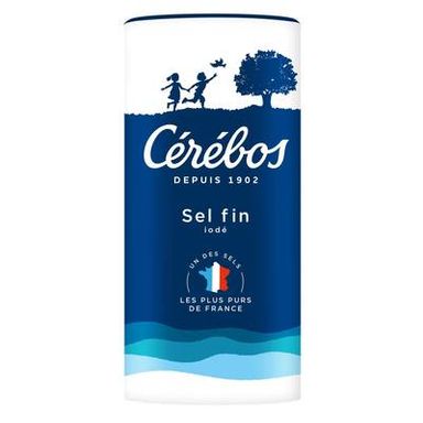 Cérébos Sel Fin Iodé, 500g