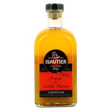 Isautier Rhum Arrangé Letchi-Passion 40°, 50cl