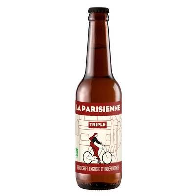 La Parisienne Bière Triple 7,5° Bio, 33cl