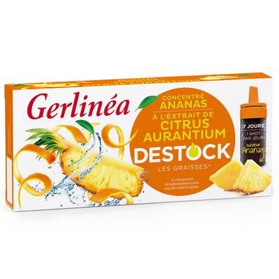 Gerlinéa Concentré Saveur Ananas Destock, 7x10ml