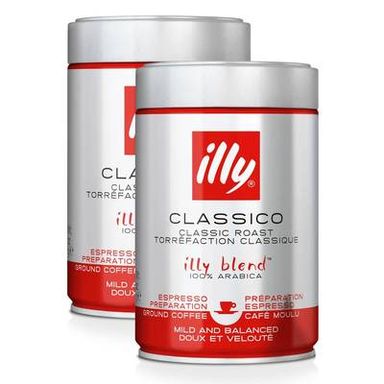 Illy Café moulu espresso, Lot de 2x250g