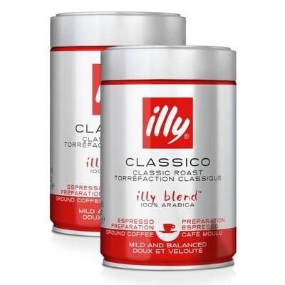 Illy Café moulu espresso, Lot de 2x250g