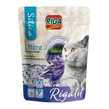 Riga Rigalit Litière silice senteur lavande, 2,2kg